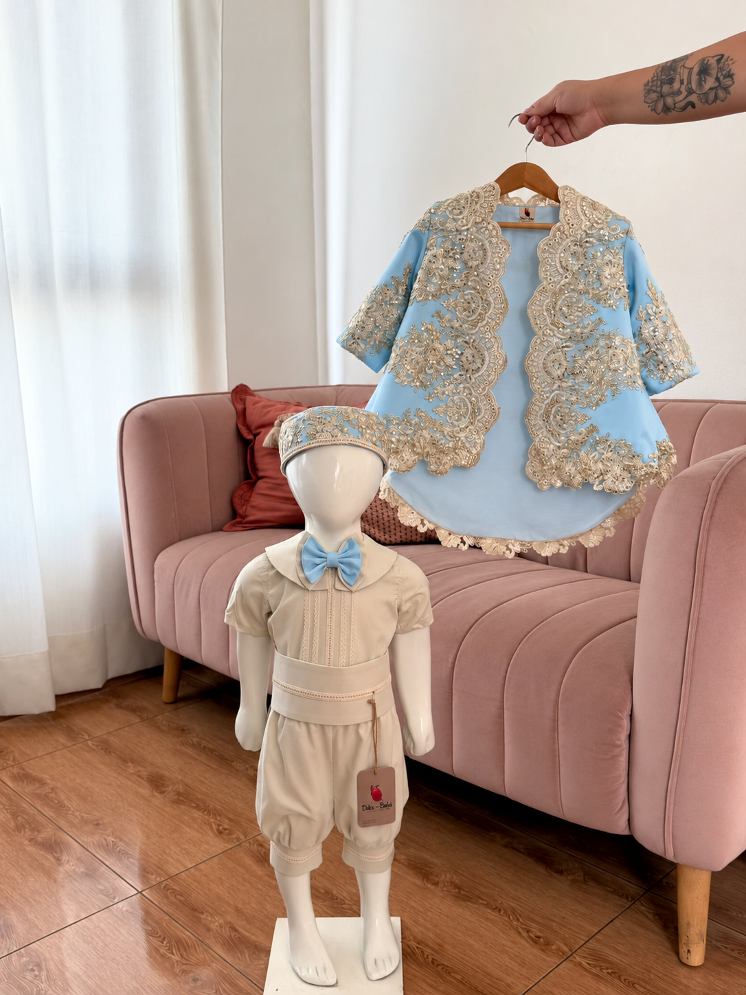Traje de bautizo para niño