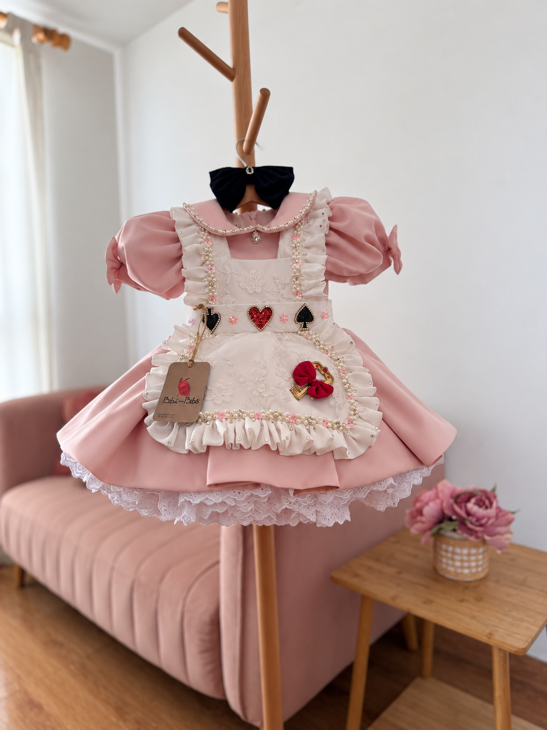 Baby Pink Alice in Wonderland Dress