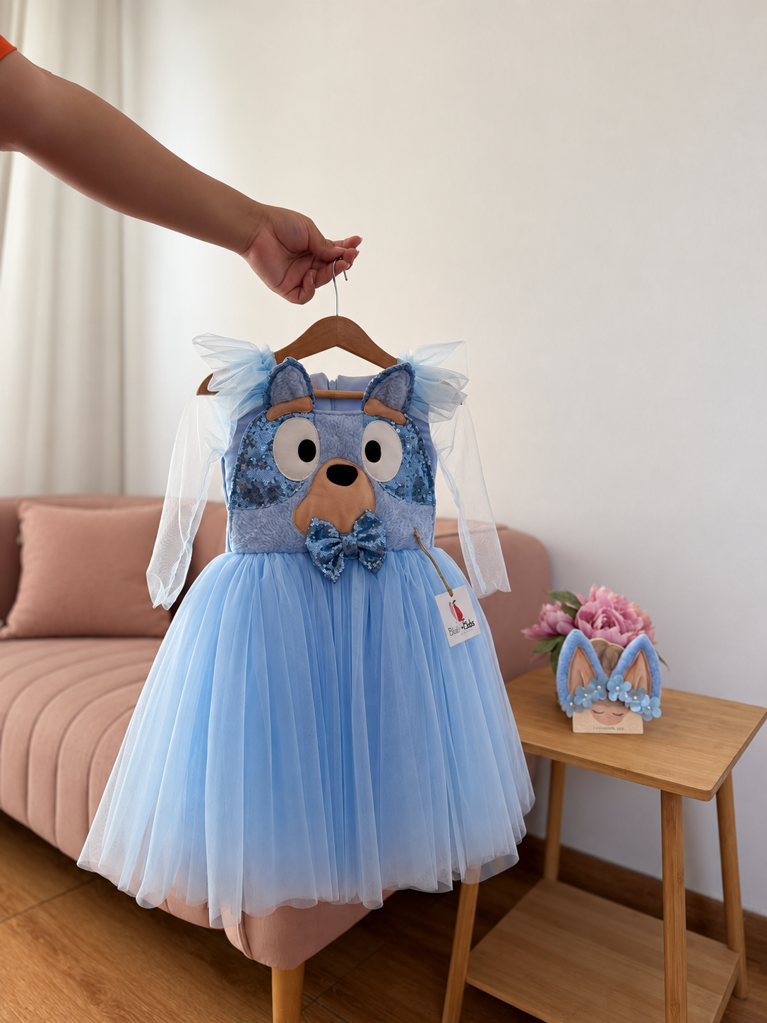 Vestido bluey manga larga