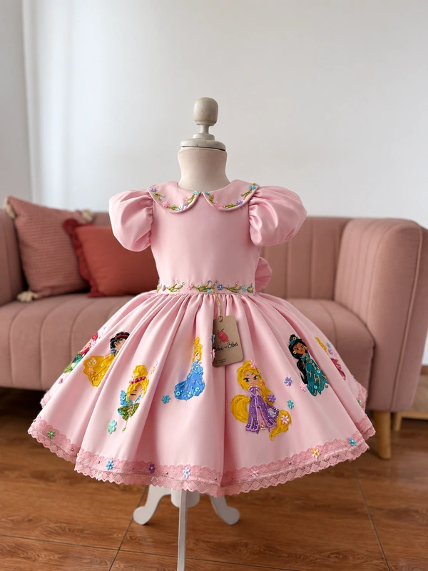 Hand-Painted Princesses Dress